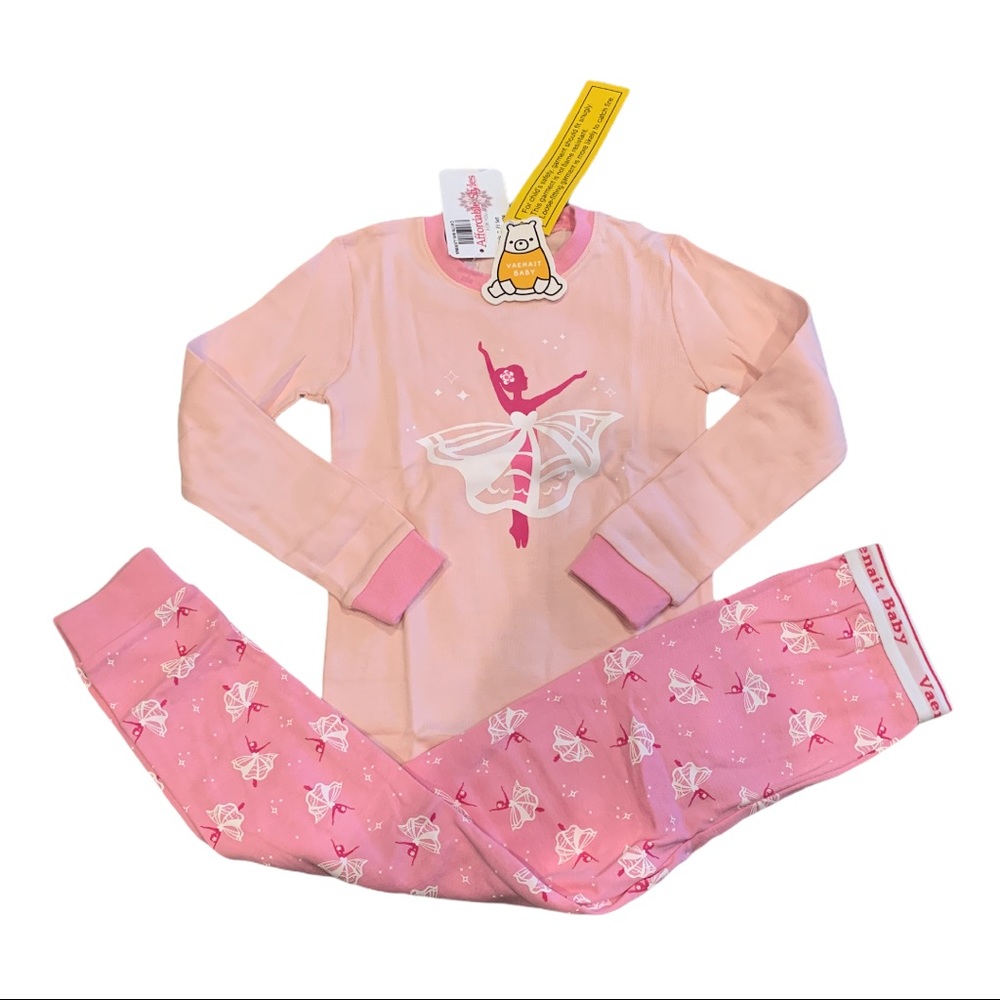 NEW Girls Pajama Set 4-5T Vaenit Baby